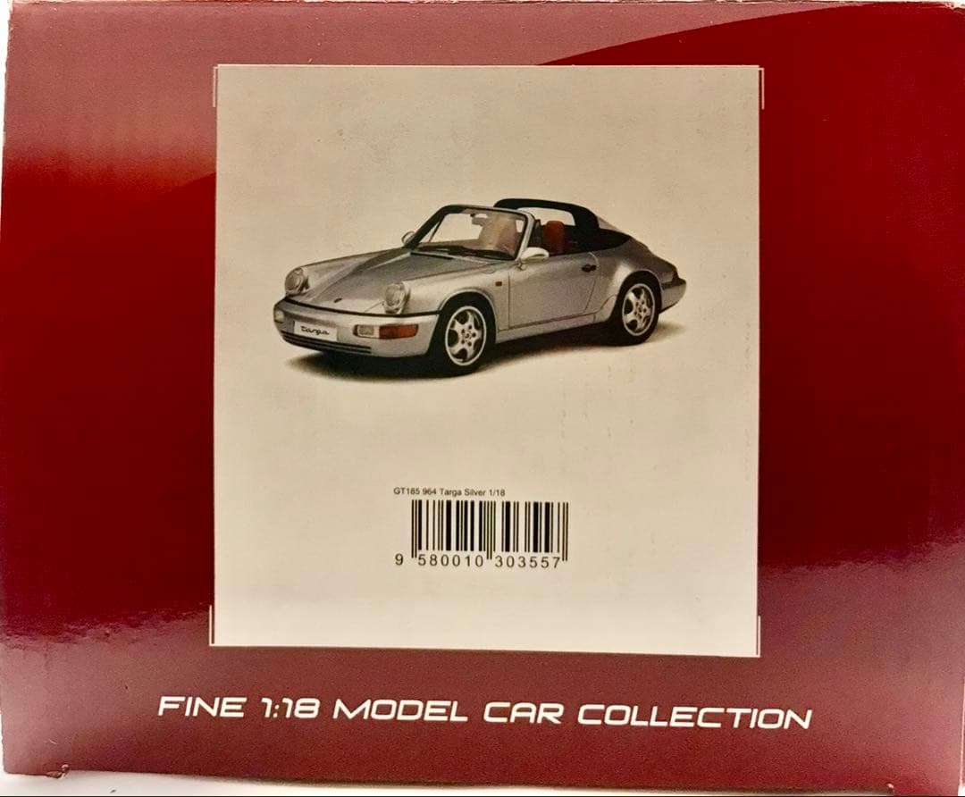 美品！ポルシェ911タルガ 1993 1:18モデル