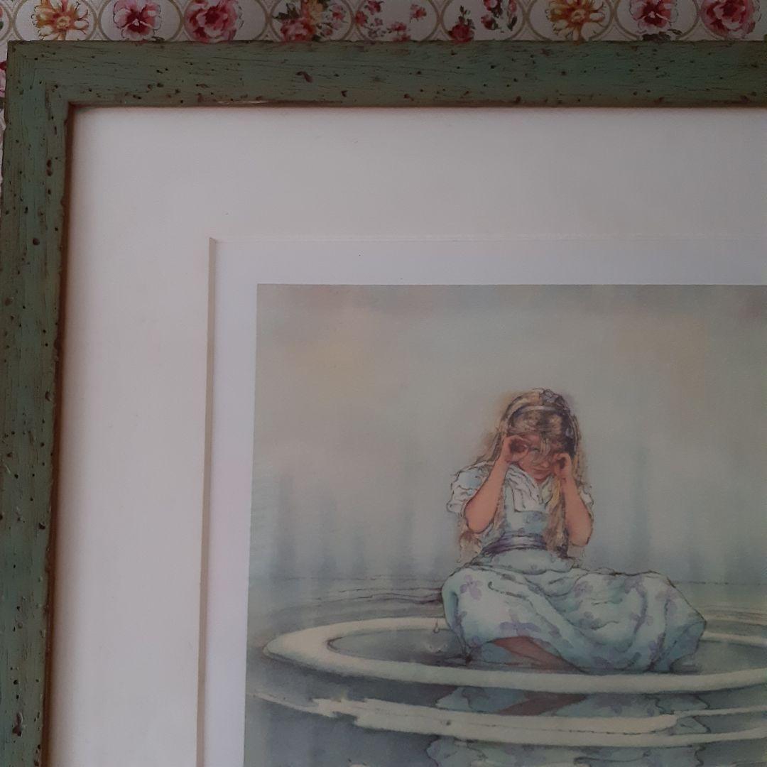 ☆サイン入りリトグラフと洋書絵本☆不思議の国のアリス