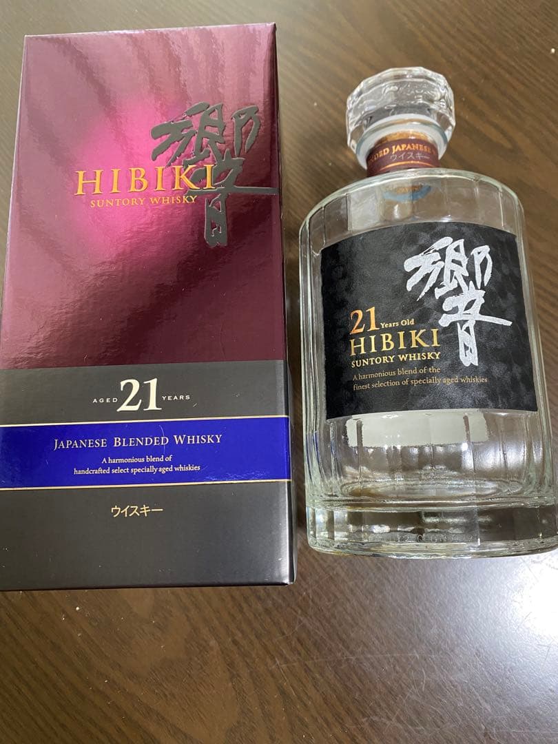 響 21年 ウイスキー 700ml 空瓶 箱付き