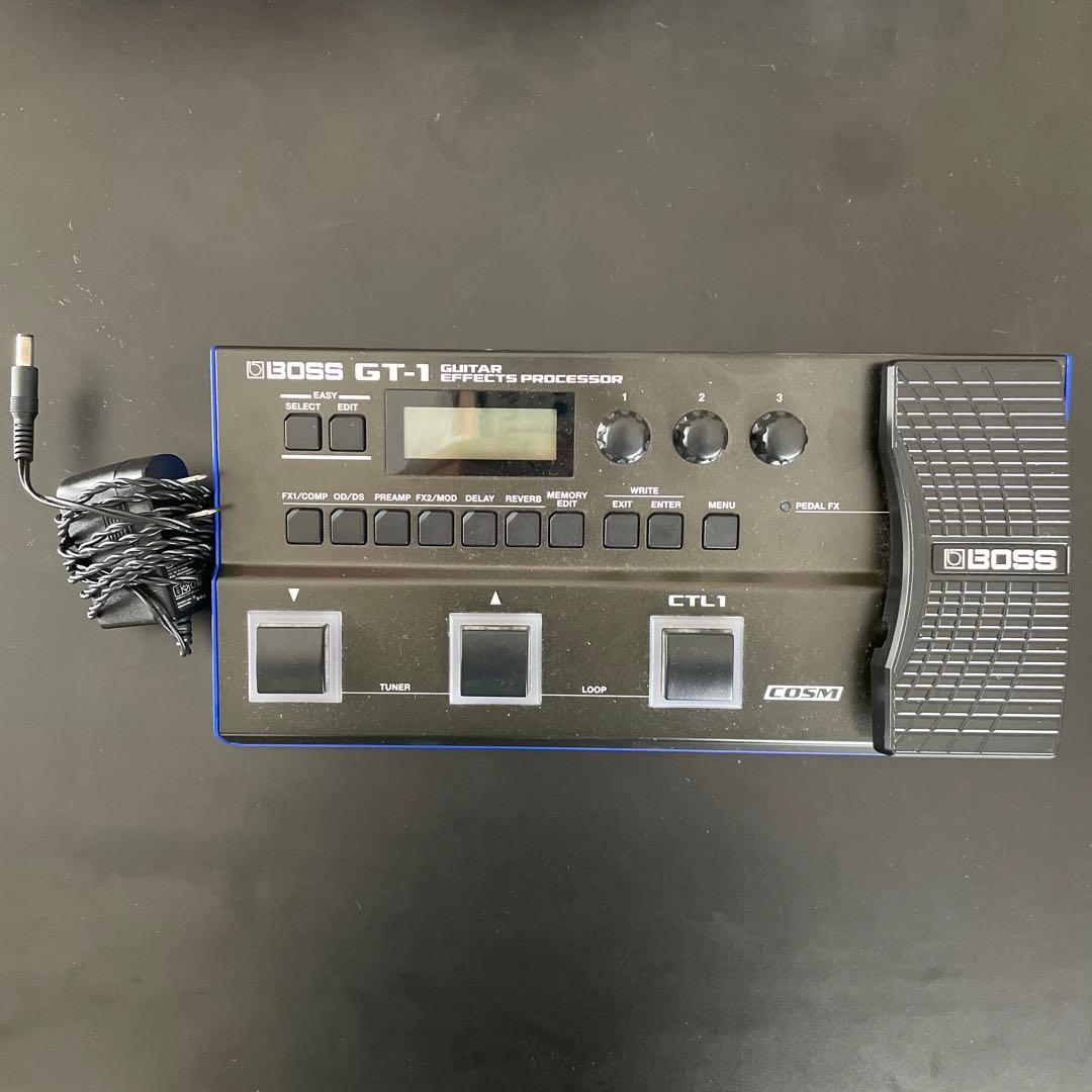 BOSS GT-1 ギターマルチエフェクター（アダプター・カバー付き）