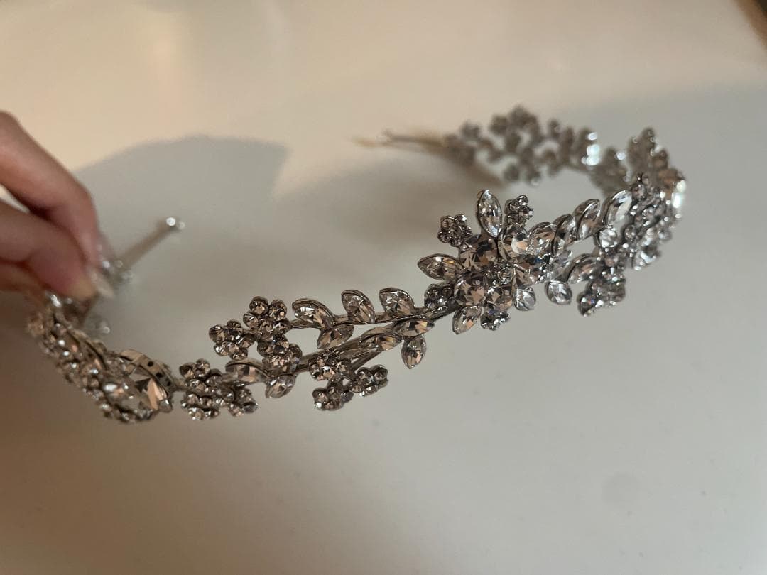 【まき】【美品】Love tiara ブルームクラウンティアラ