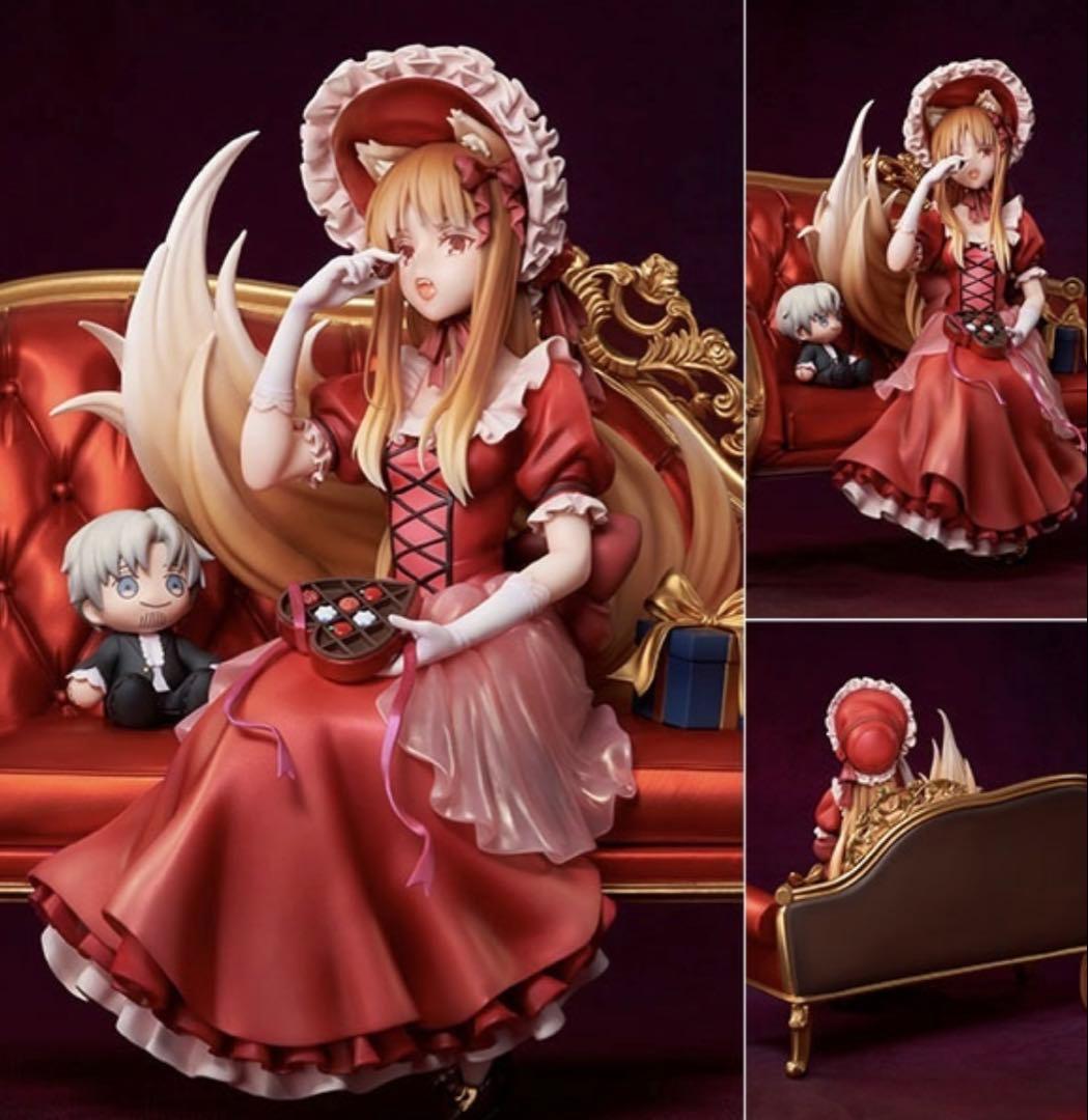 狼と香辛料 ホロ バレンタインVer. 1/7 完成品フィギュア 特典 色紙付き