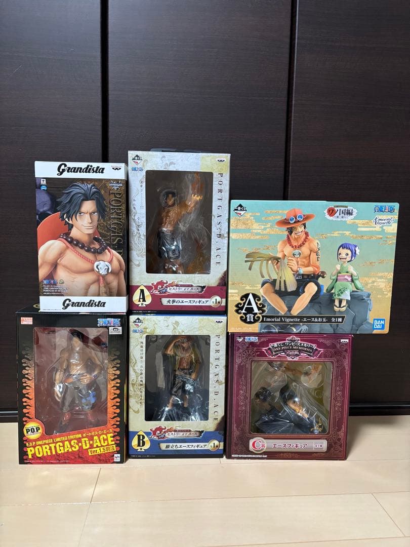 エース フィギュア 6体セット 一番くじ P.O.P ワンピース