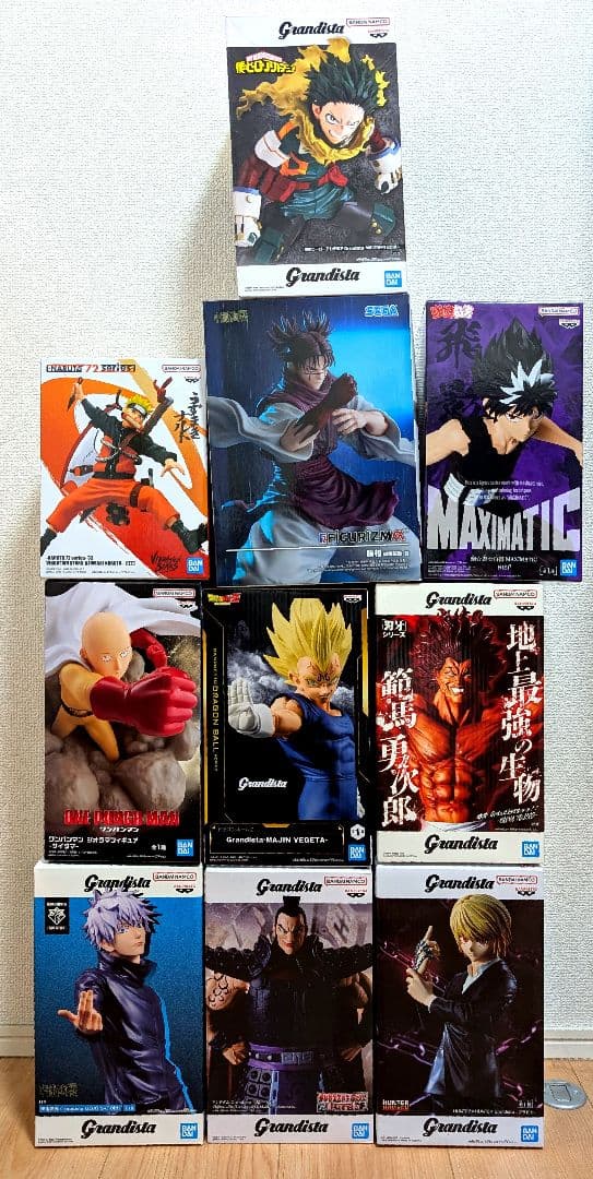 【クラピカ/範馬勇次郎/魔人ベジータ/脹相他】プライズ10体セットまとめ売り