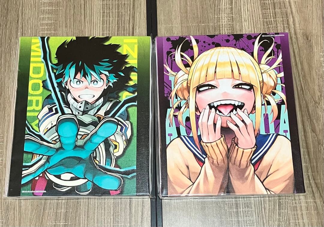 おまけ付き　限定　生産　フルカラー　アートボード デク　トガ　ヒロアカ