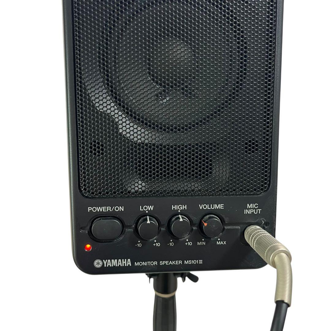 YAMAHA MS101III モニタースピーカー K&Mスタンド付