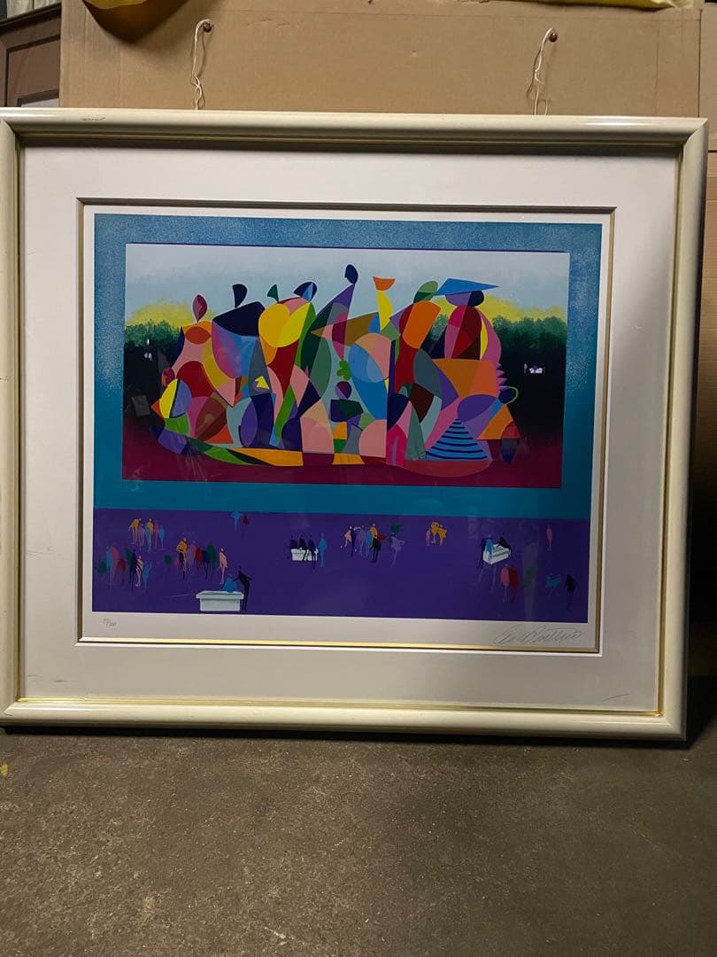 レオ・パシリコ　作品名《ファミリーポートレイト》 リトグラフ　NO.97/200