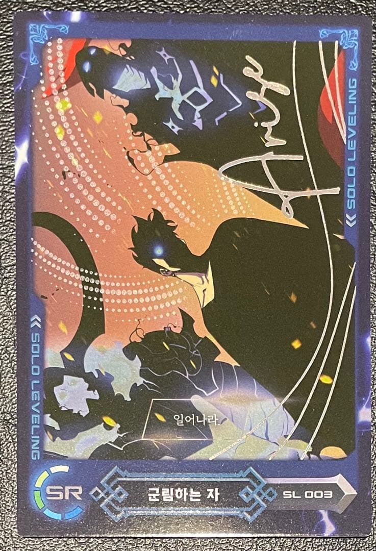 韓国 正規品 俺だけレベルアップな件 コレクションカード SR 003