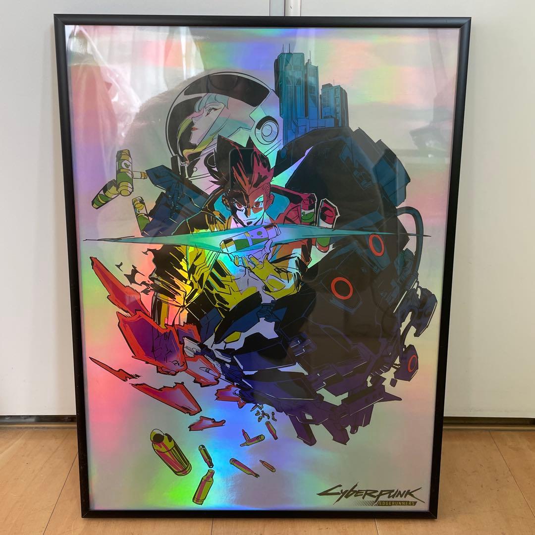 サイパーパンクエッジランナーズ　Cyberpunk ホログラムポスター
