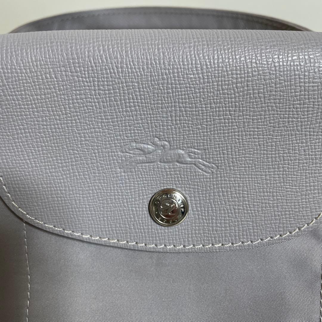 2601-58｜ロンシャン ル・プリアージュ 2WAYハンドバッグ グレー