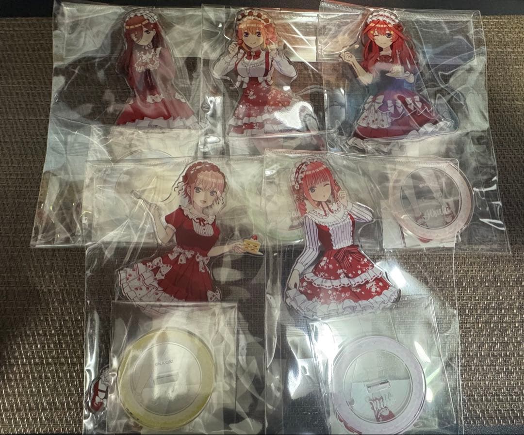 五等分の花嫁　ショートケーキイメージコーデvar. BIGアクリルスタンド　全種