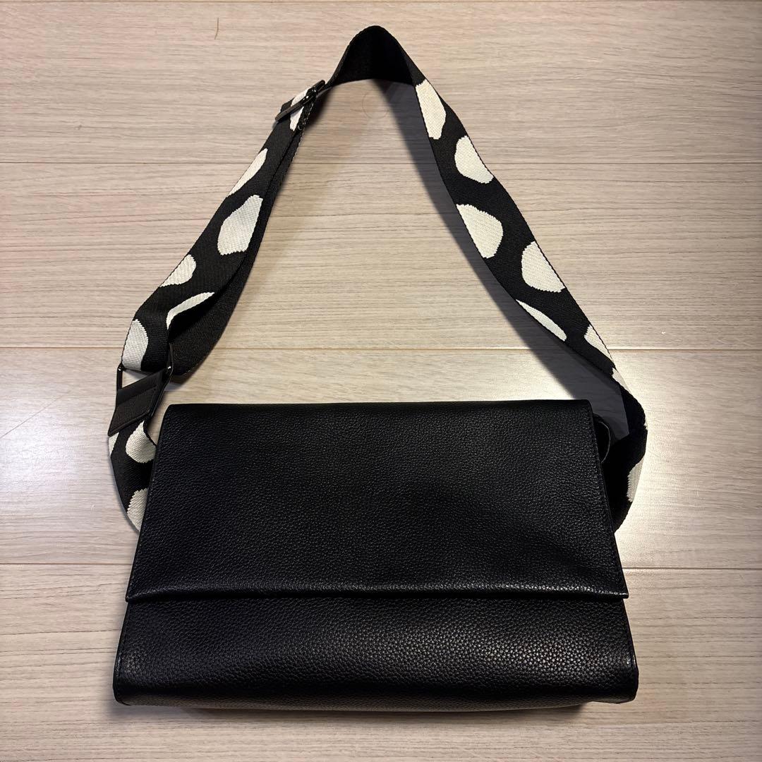ear PAPILLONNER ダルメ柄　ショルダーバッグ　黒　数回使用