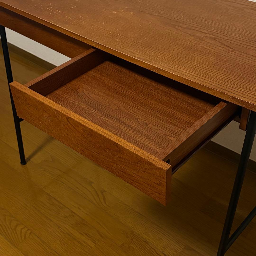 3/23まで nikoand ニコアンド デスク 机 ブラウン 木目 引き出し