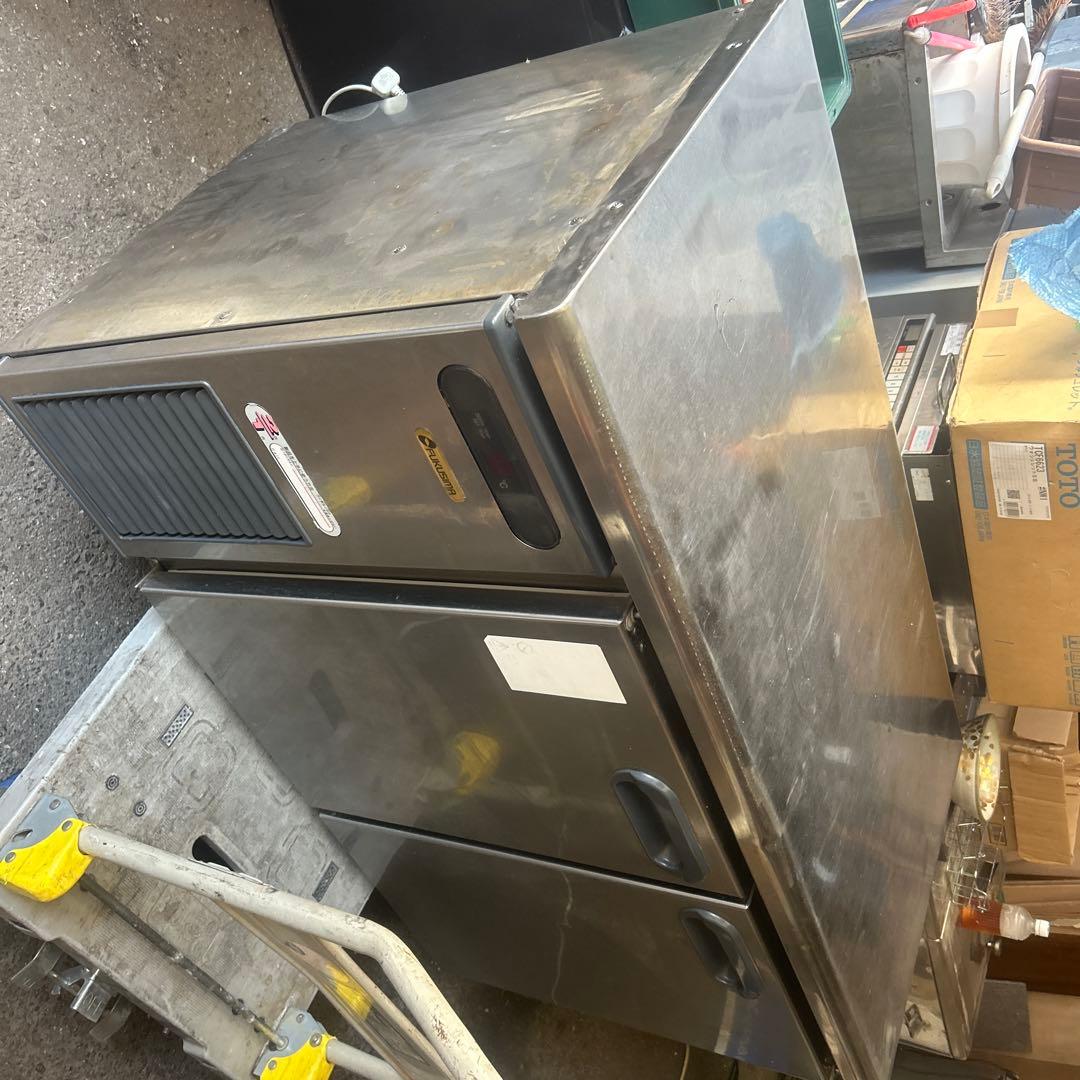 カウンタートップ冷蔵庫 ステンレス 2ドア