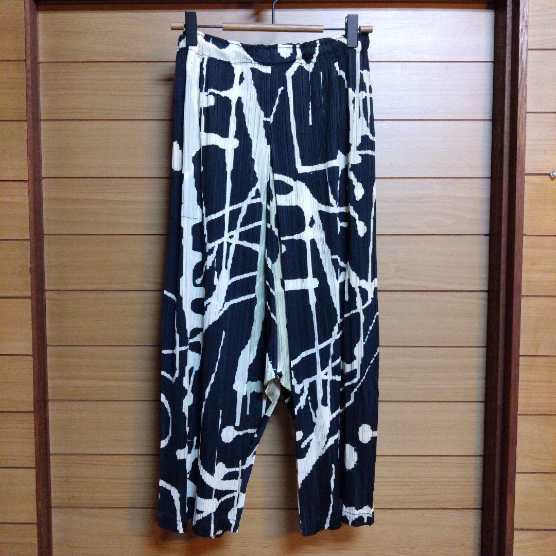 プリーツプリーズ　サルエルパンツ