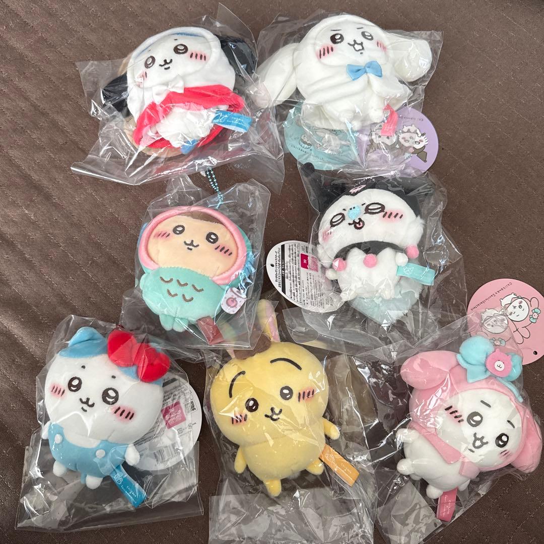 ちいかわ サンリオキャラクターズ ぷちミニマスコット 7点セット