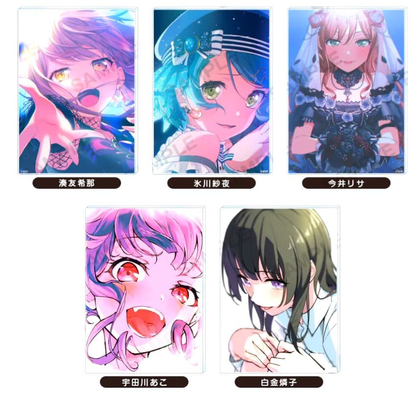 【未開封】バンドリ　Roselia　アクリルパネル　信澤収展　受注生産品