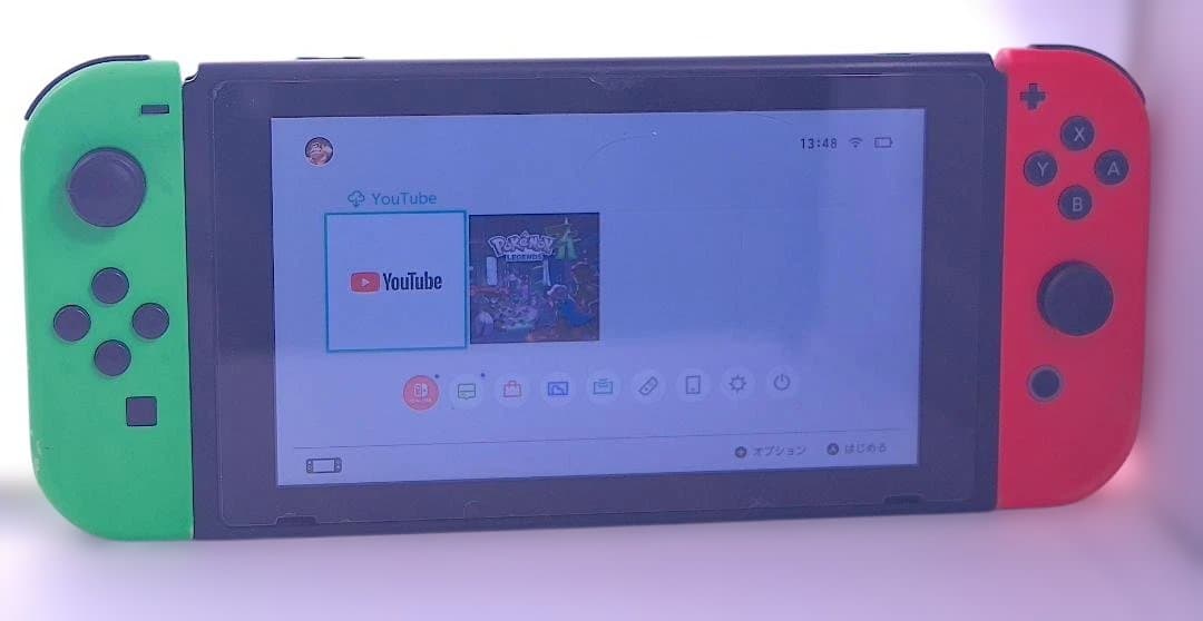 Nintendo Switchバッテリー強化版本体グリーン/レッド送料込匿名配送