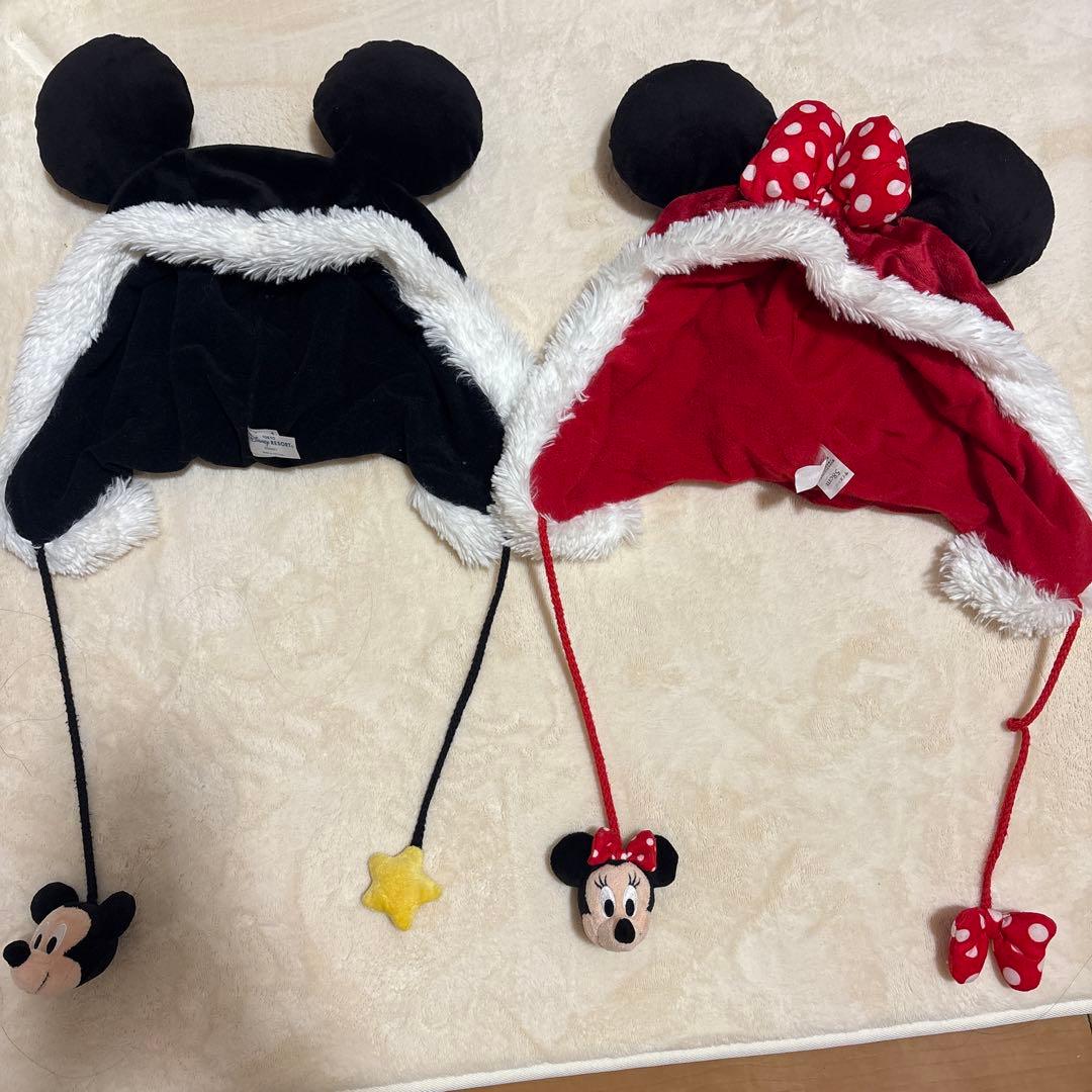 ディズニー ミニーちゃん ミッキー ファンキャップ クリスマス