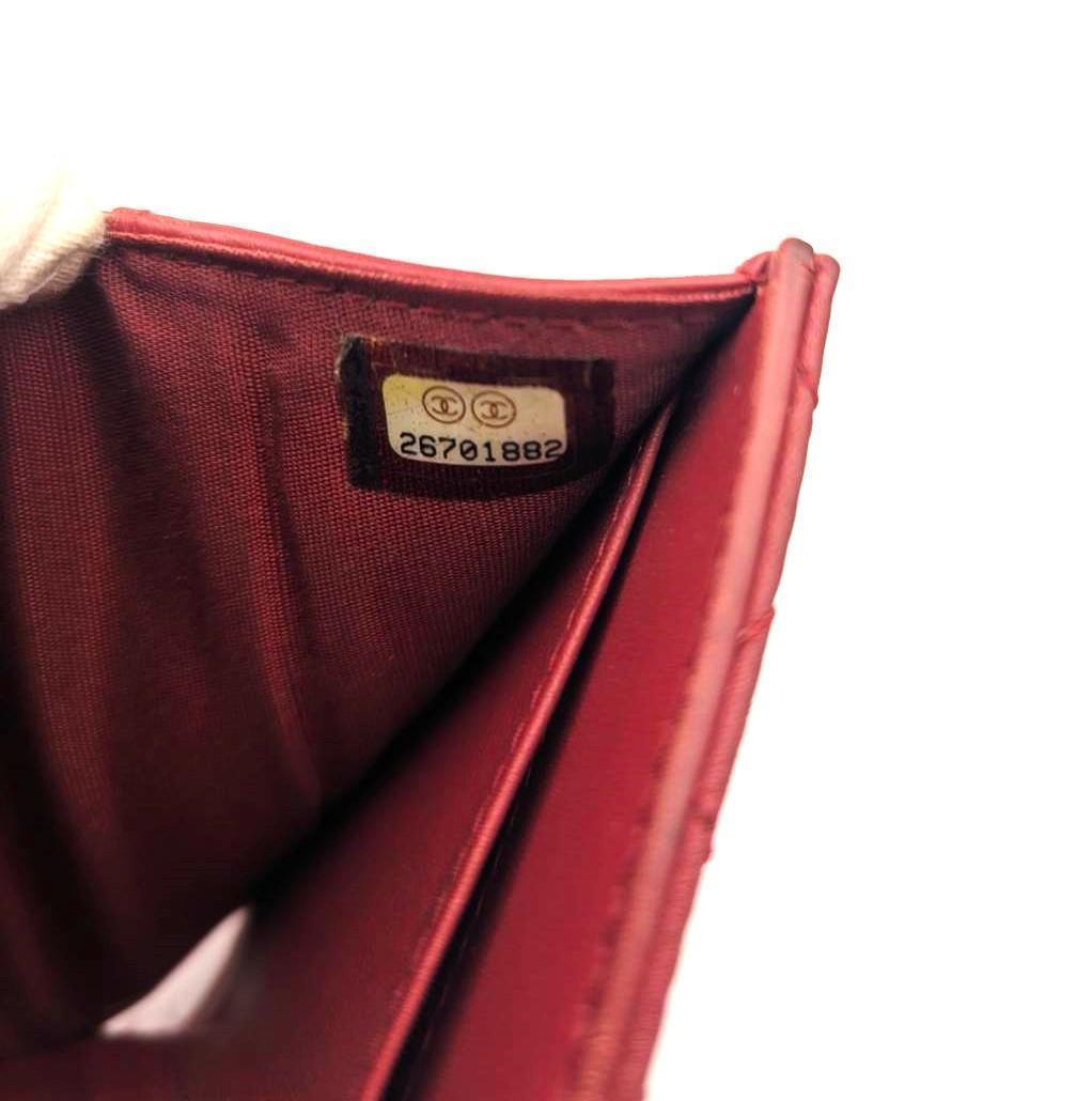 ❤️シャネル 財布　ボーイシャネル マトラッセ ゴールド金具　ラムスキン　正規品