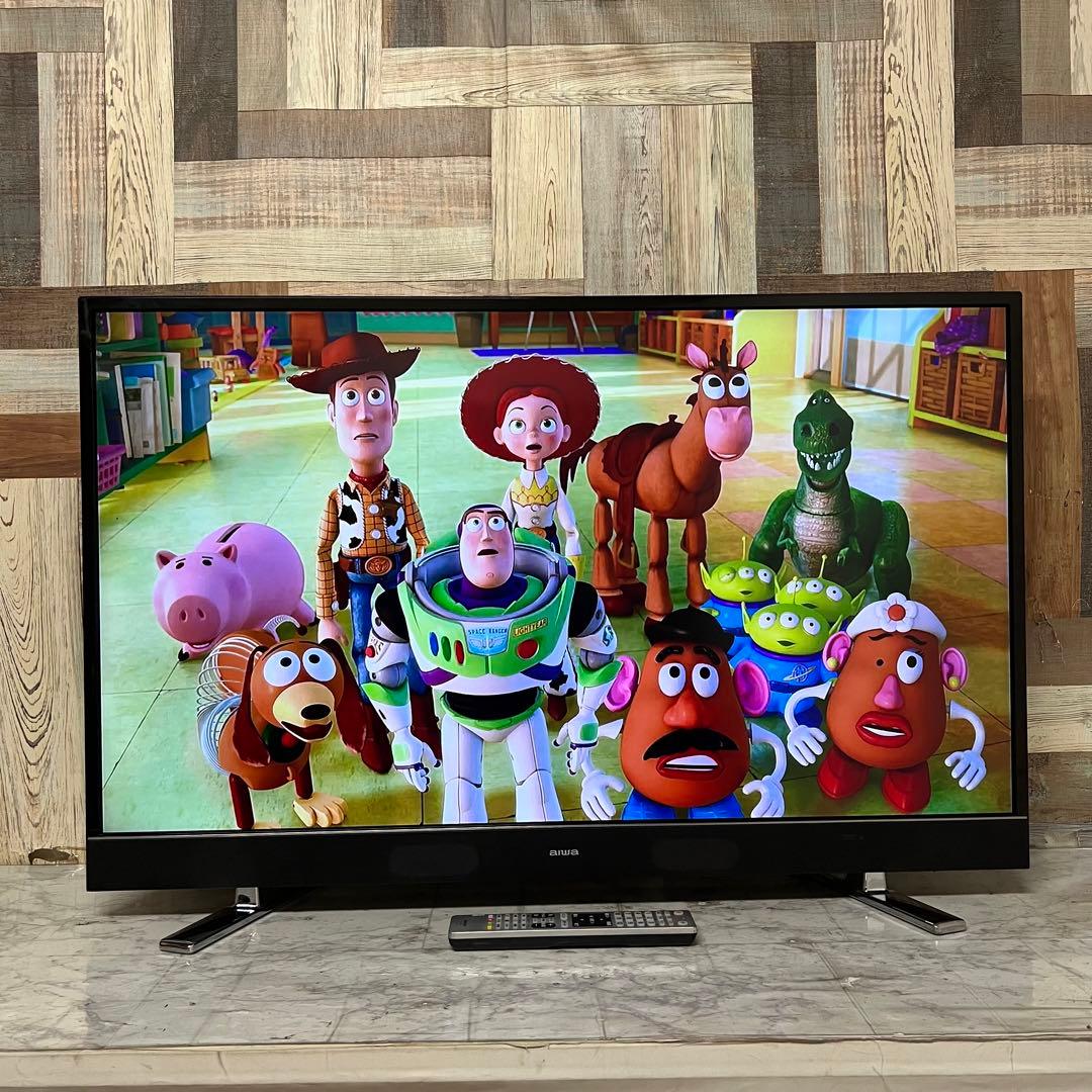即日受渡❣️全国送料込AIWA 液晶テレビ 43V型 4K液晶テレビ 見ながら録画
