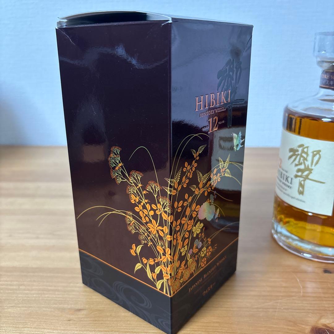 サントリーウイスキー響12年　500ml 意匠ボトル　箱付　未開封【2】
