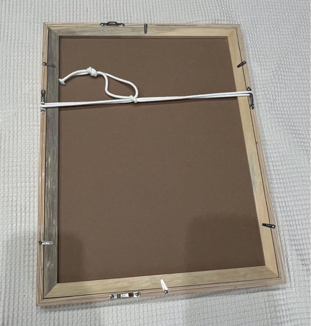 可愛い♡木製額縁入り　アートフレーム　デザインフレーム　インテリアアート