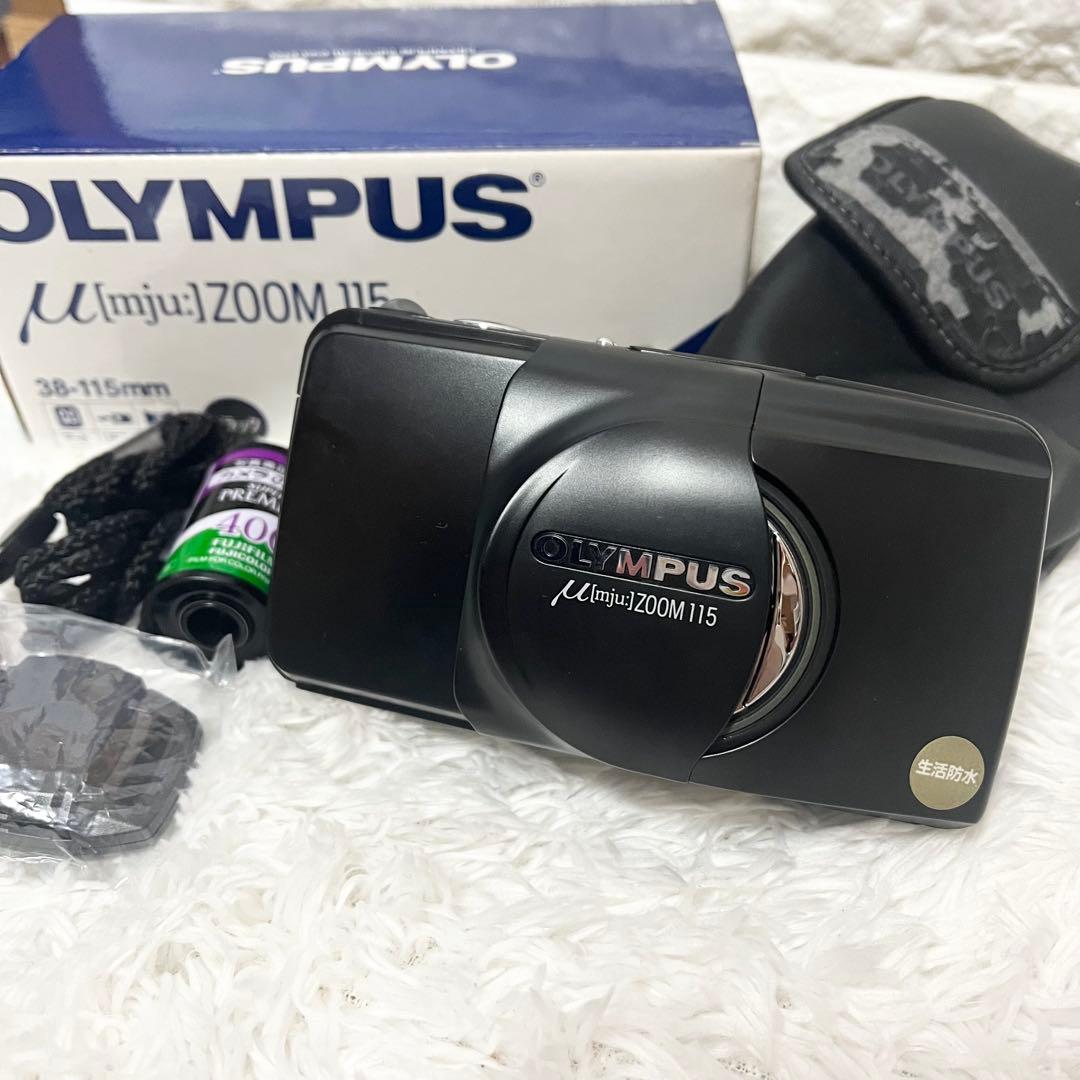 【動作確認済み】OLYMPUS μ mju: ZOOM 115 フィルムカメラ