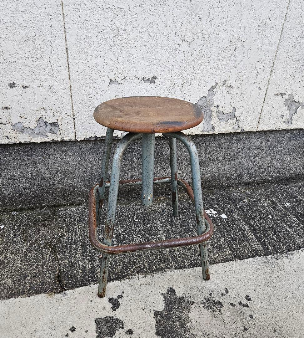 フランスヴィンテージ アーキテクトチェア スツール フレンチ インダストリアル