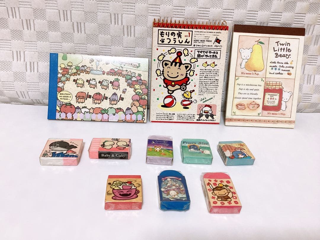 昭和レトロ ❤︎SAN-X❤︎ キャラクター ノート&消しゴム 11点セット 超レア