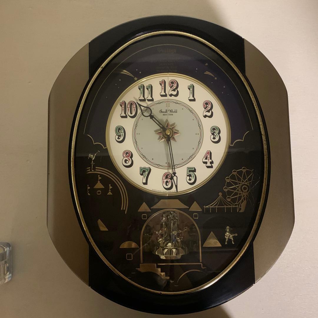 レトロ　スモールワールド　4MH751RH　 リズム時計　からくり時計