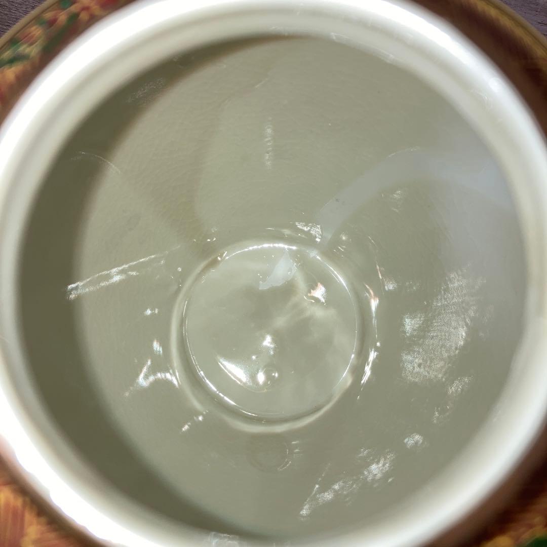 希少　ビンテージ　上絵付　デコ盛龍　花瓶　花器　デッドストック　名古屋絵付け