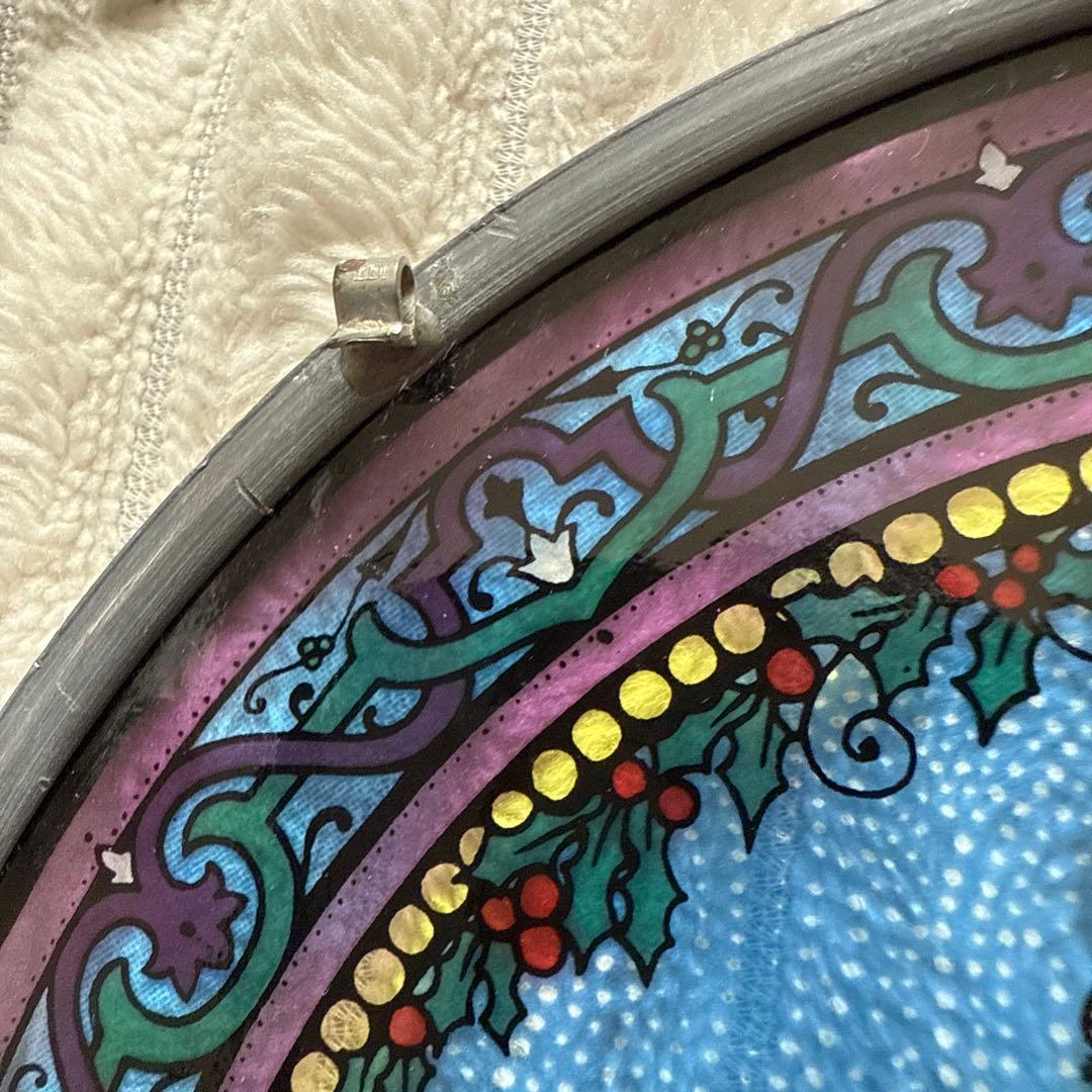 アメリカ ステンドグラスChristmas1989クリスマス グラスマスターズ社