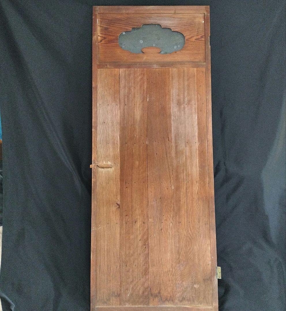 旧家 建具 トイレ 扉 木製ドア 和ガラス窓 昭和レトロ　アンティーク 古民家