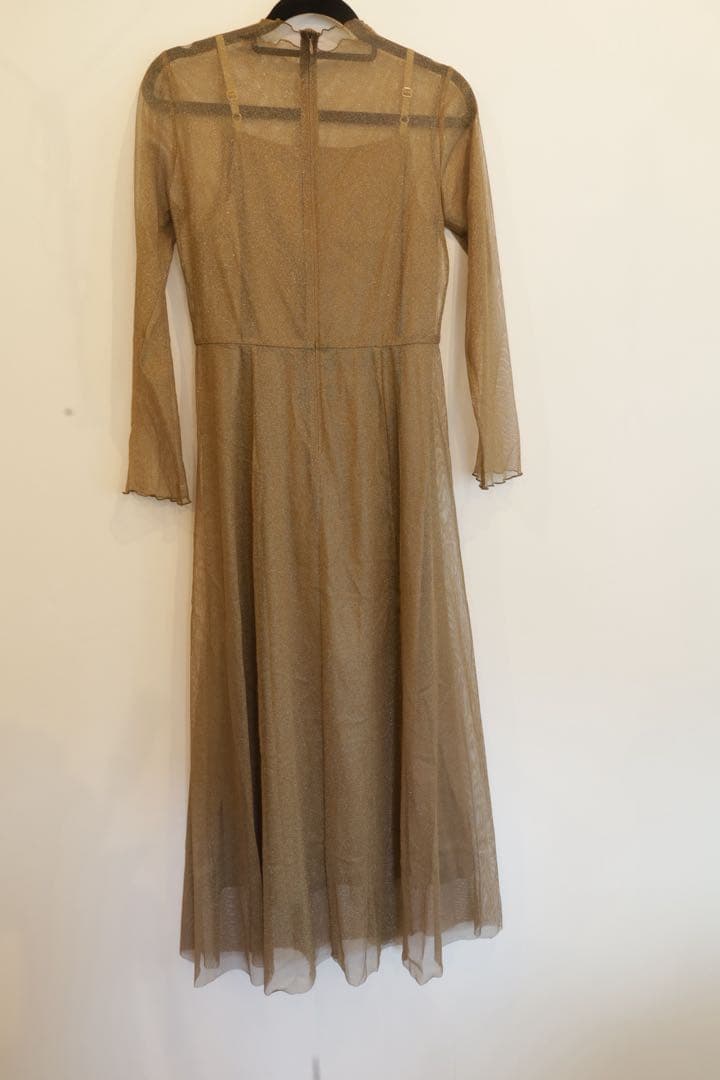 kaene ラメチュールメロウワンピース / 100535