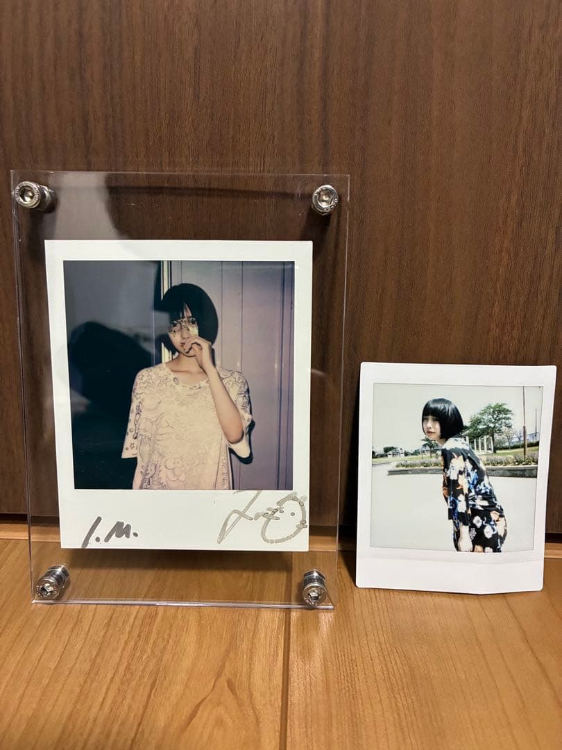 あのちゃん　直筆サイン入りポラロイド写真　チェキ　松岡一哲　pegasus