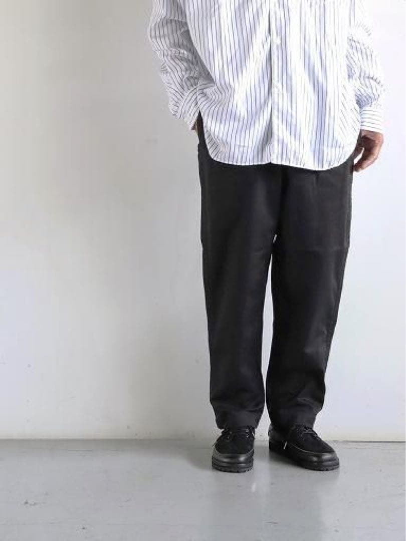 完売 sans limite ゴムパンツ チノ ブラック 0