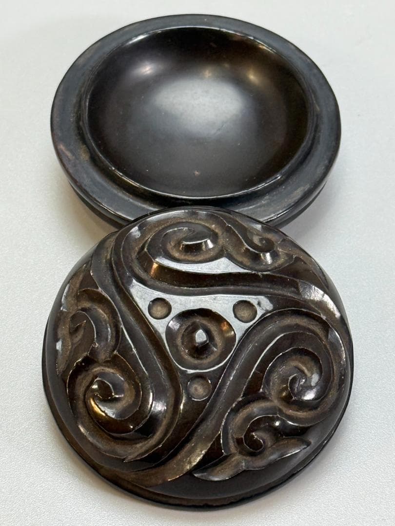 茶道具 香入れ 堆黒 具利 香合