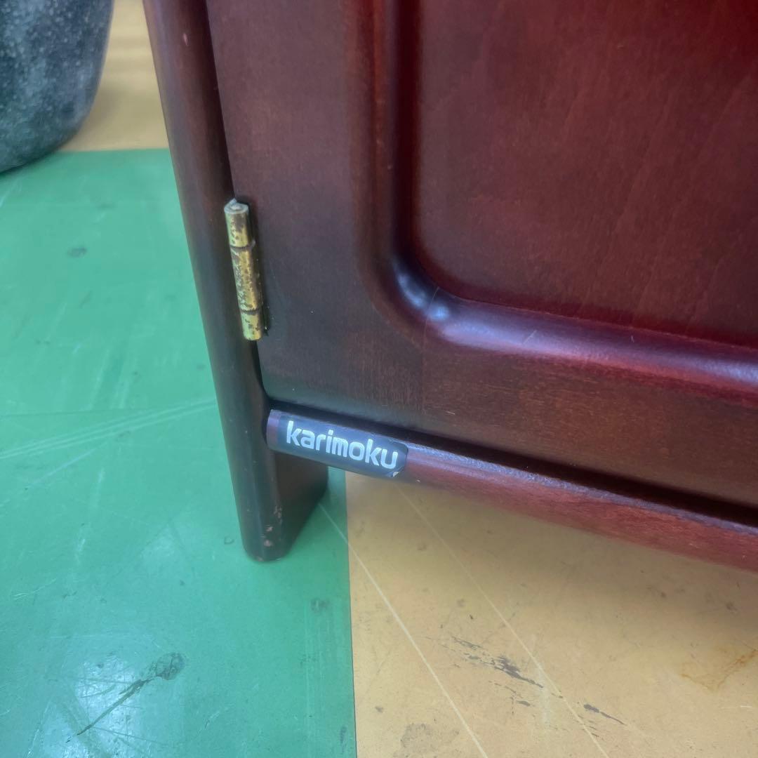 最終値下げ‼️カリモク オールドカリモク 電話台 ダークブラウン