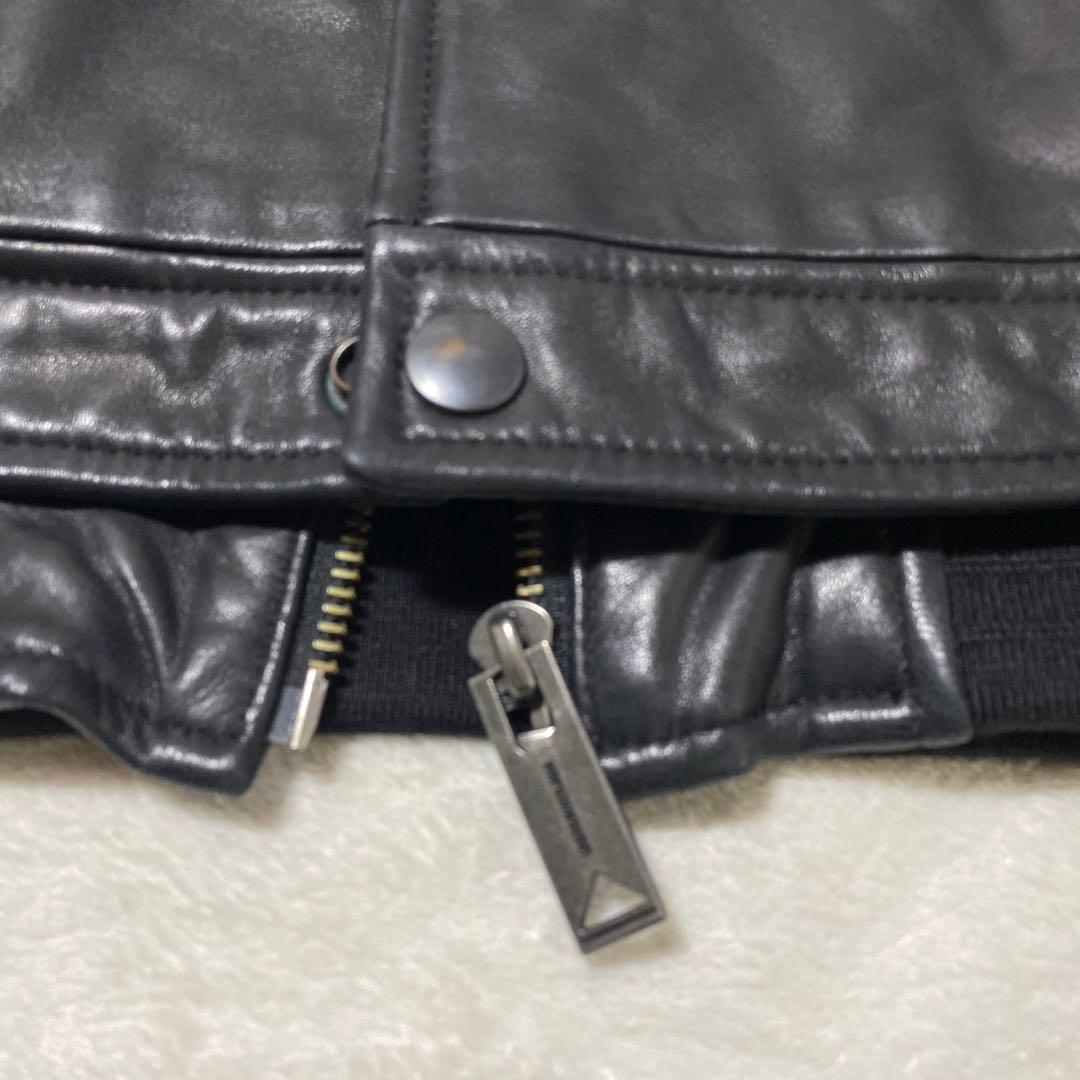 ✨希少✨MIHARA YASUHIRO ラムレザーレイヤードジャケット　黒