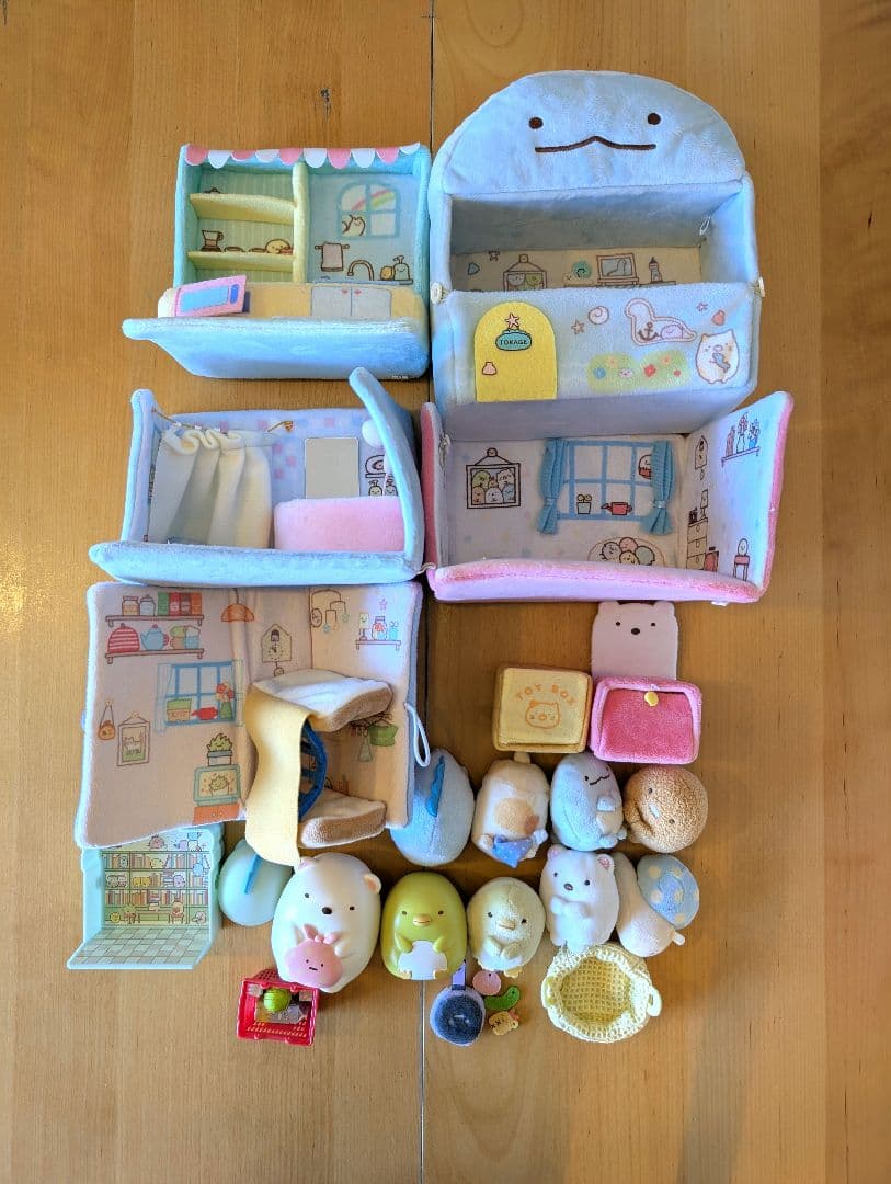 すみっコぐらしの家&てのりぬいぐるみ　まとめ売りセット
