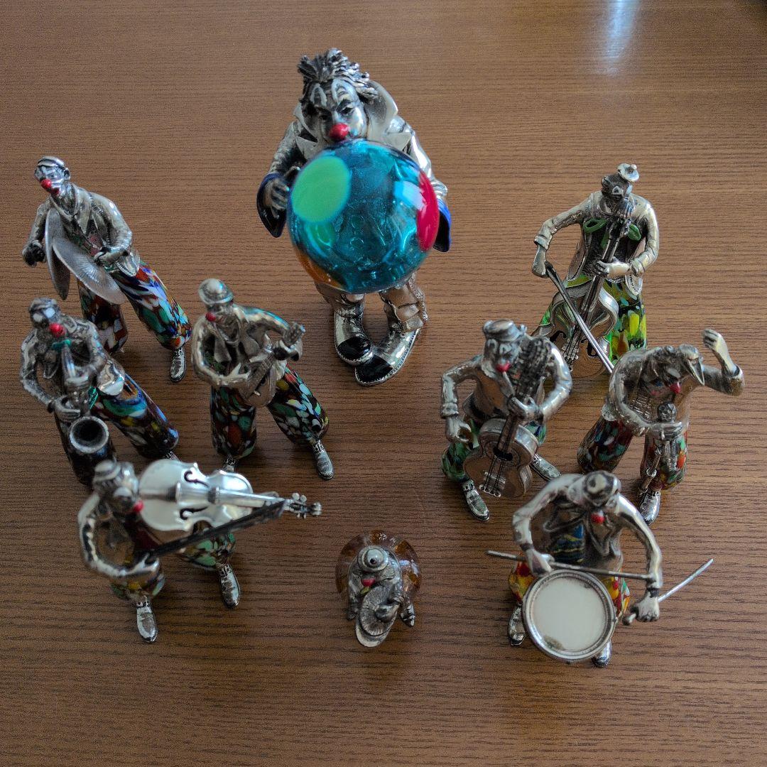 専用再出品 MURANO ムラノガラス ANGINI作 アンティーク人形セット