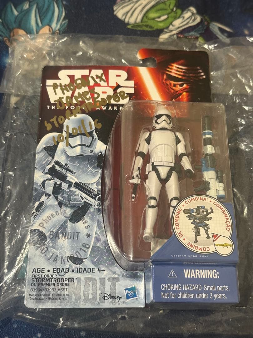 【未使用】Star Warsストームトルーパー フェニックスジェームズ直筆サイン