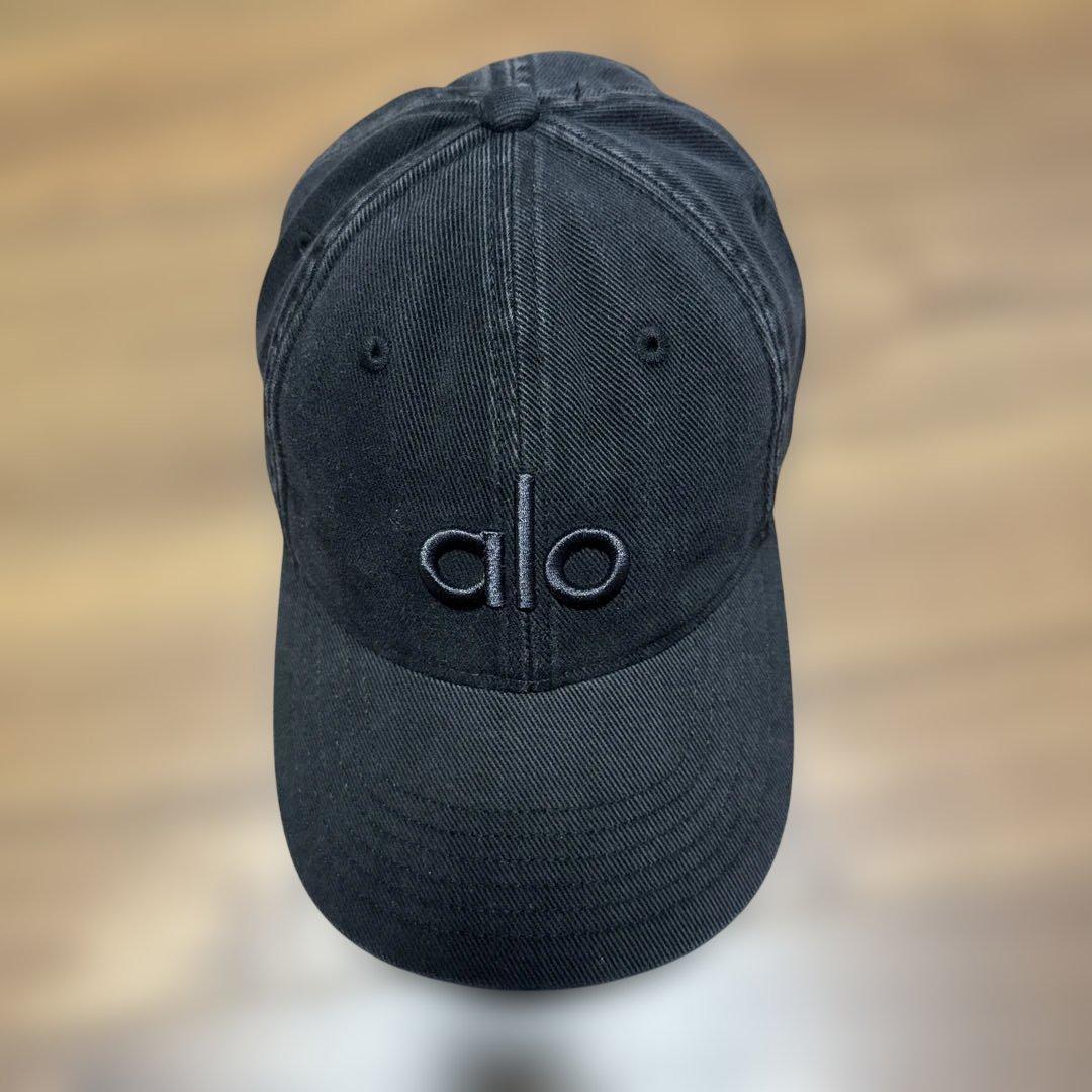 alo キャップ　ビンテージブラック　正規品