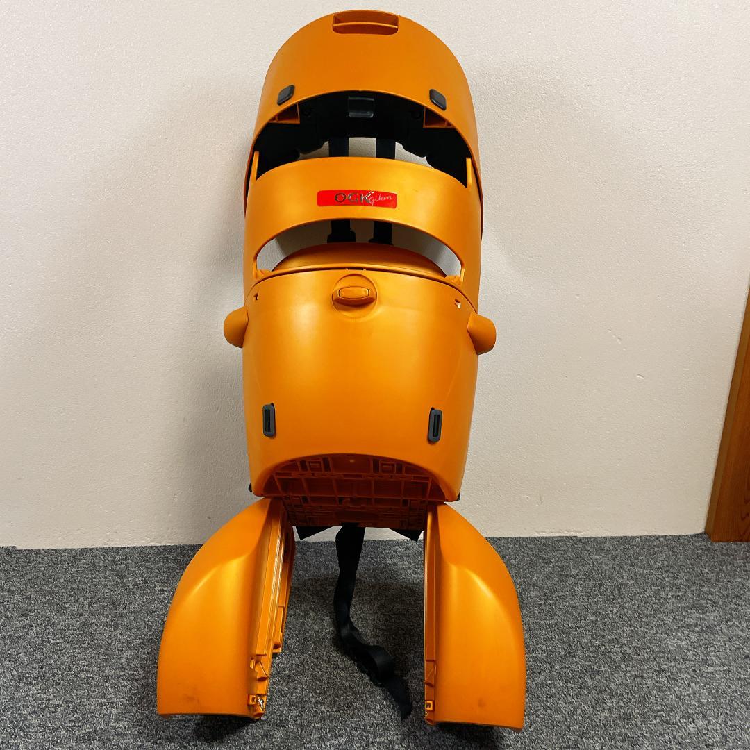 美品　OGK RBC-017DX2 自転車用チャイルドシート 希少色　オレンジ