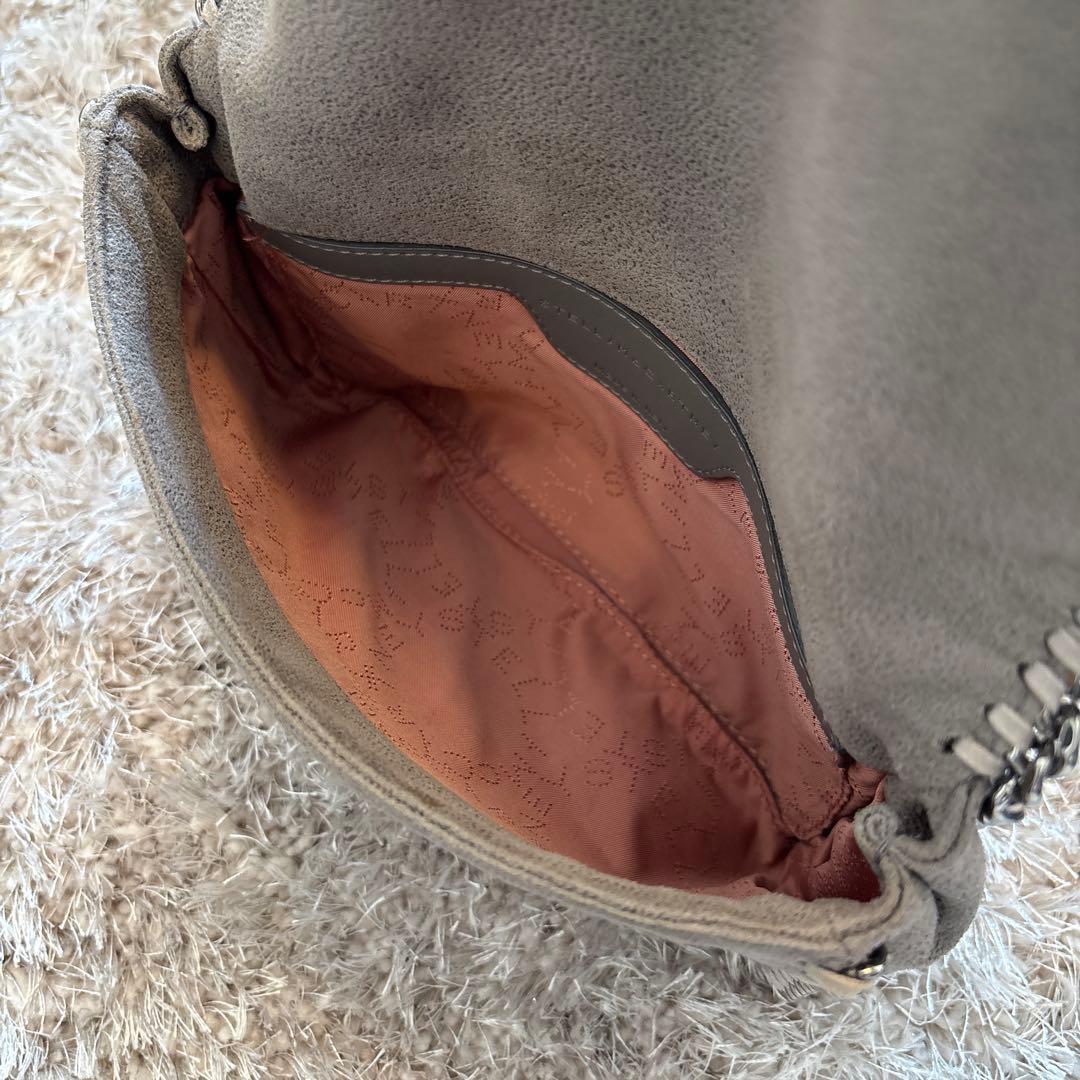 ステラマッカートニー ファラベラ チェーンショルダーバッグ グレー