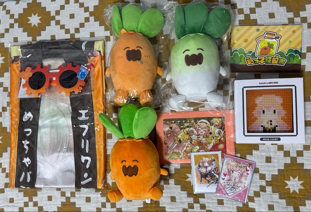 桃鈴ねね ねっ子 ぬいぐるみ 法被 サングラス 直筆 その他