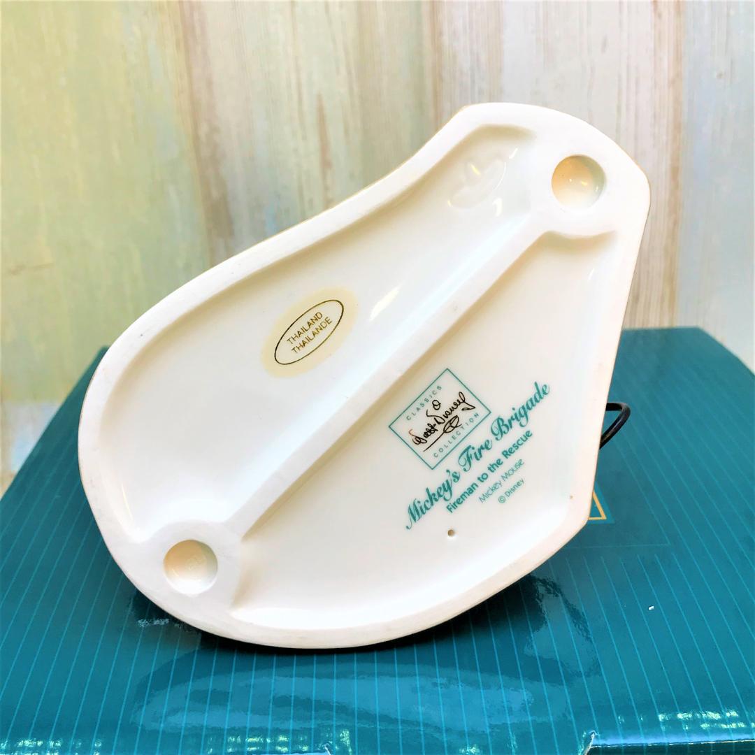 レア★WDCC ミッキーの消防隊 ミッキーマウス 陶器製 フィギュア ディズニー