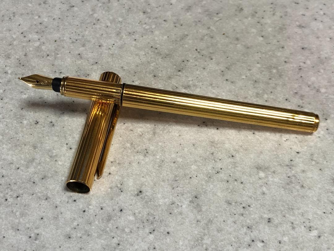 ★カルティエ ■マスト ■万年筆 ■ペン先 18K ■コンバーター ■ゴールド