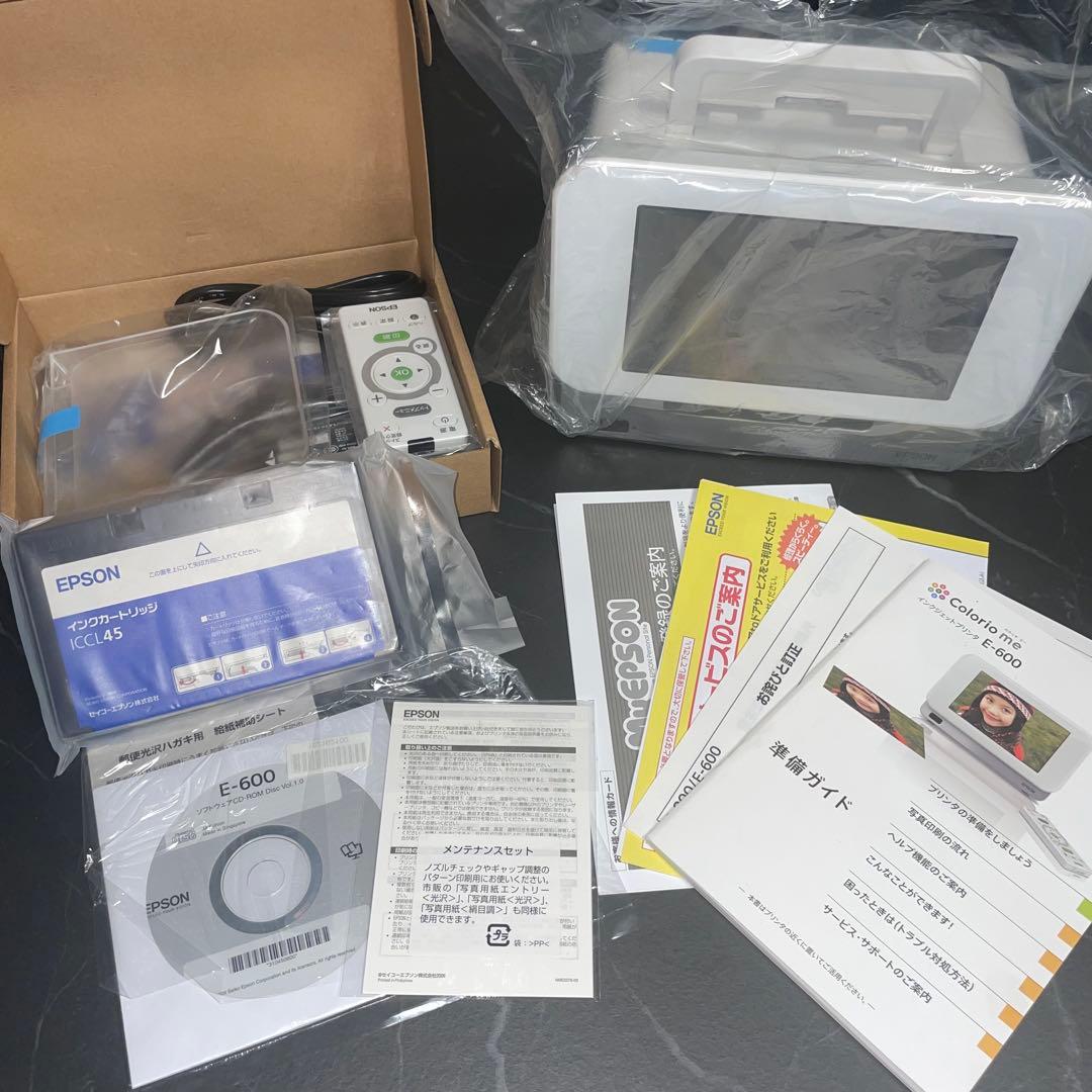 【新品・ジャンク】EPSON E-600 カラリオ ミー インクジェットプリンタ